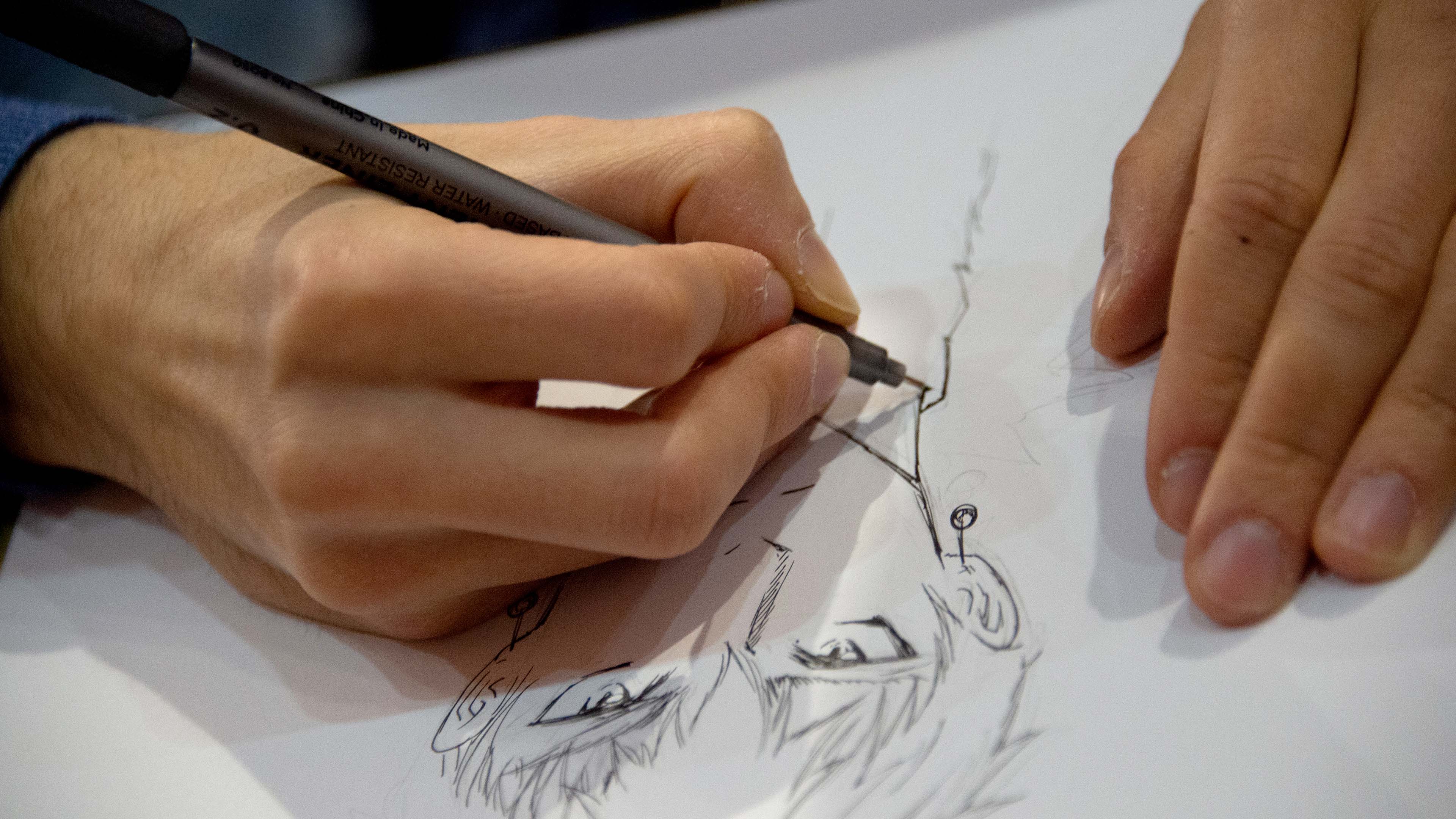 auteur dessinant
