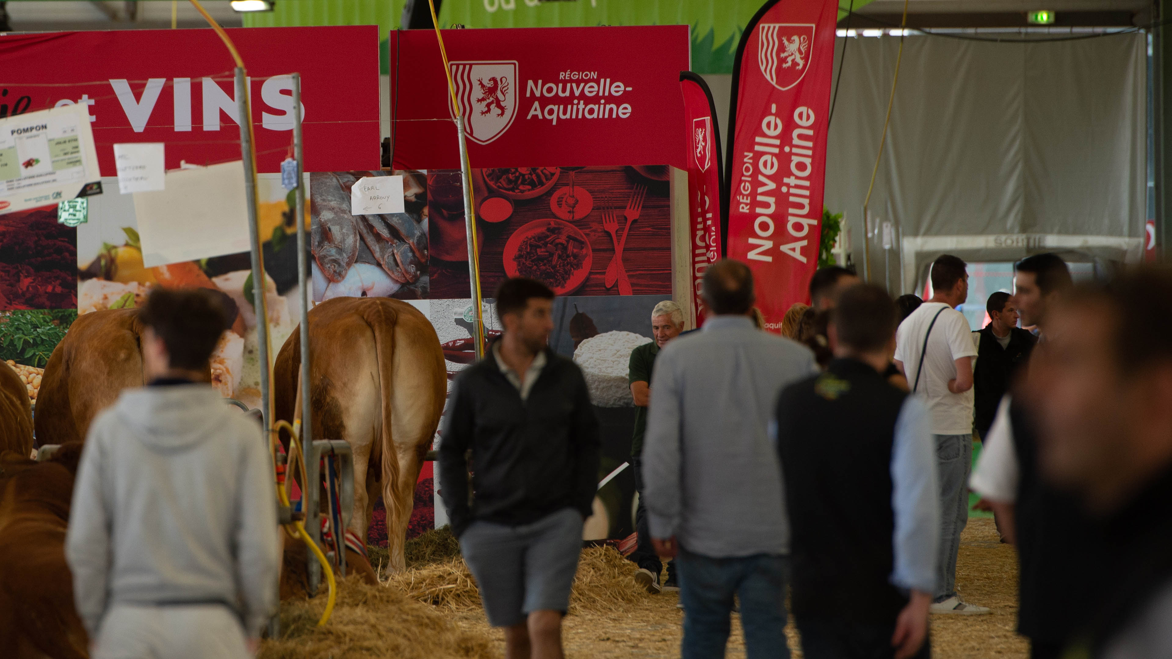 Foule dans le salon agriculture de Bordeaux 2022