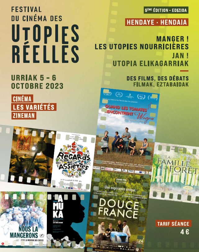 Affiche Festival du cinéma des utopies reelles