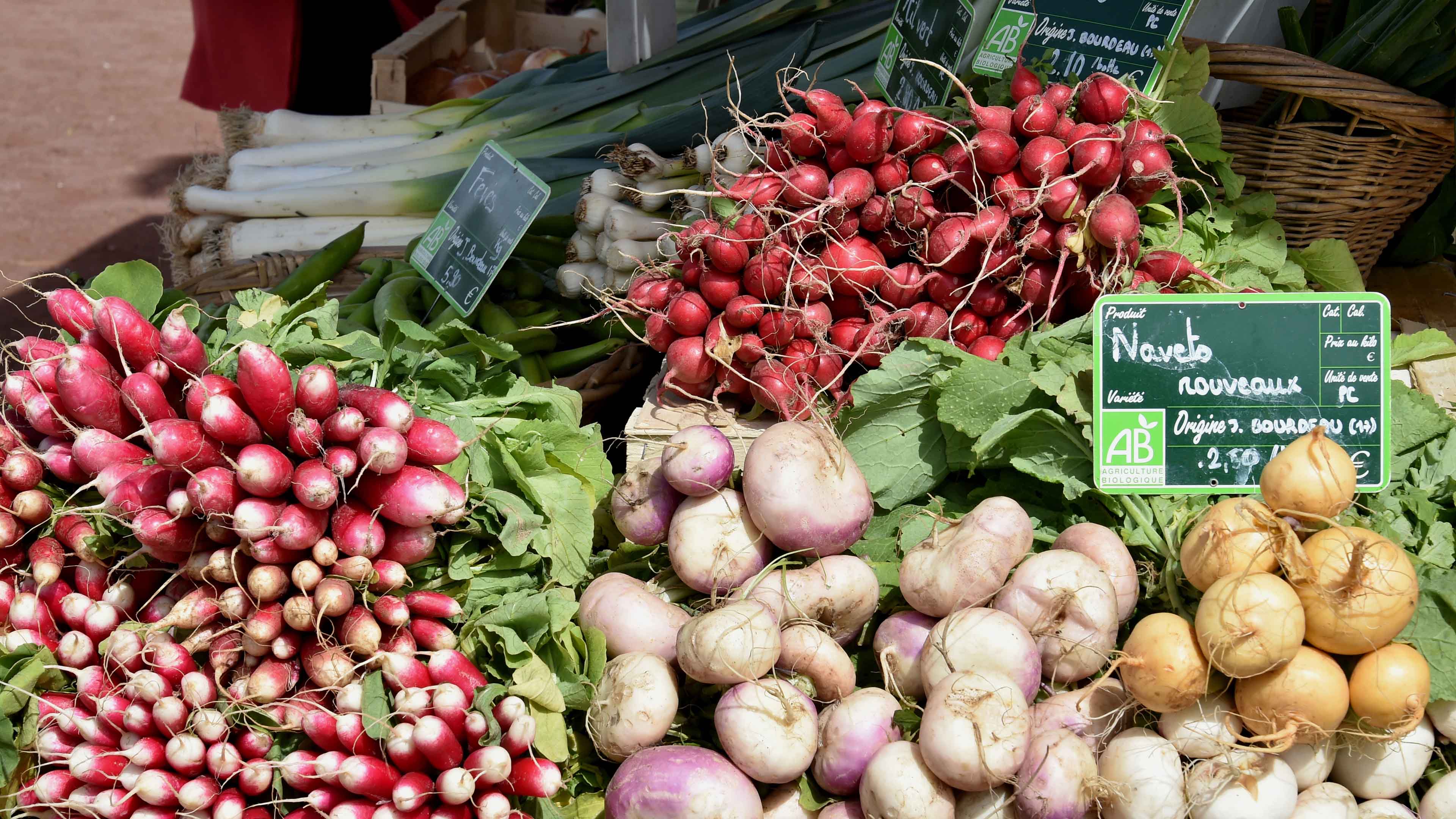 étal de marché